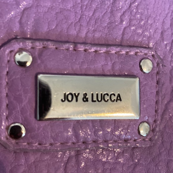 💜SUPER PRETTY large crossbody bag. Joy & Lucca. Gorgeous deep LAVENDER 💜 - Picture 7 of 12